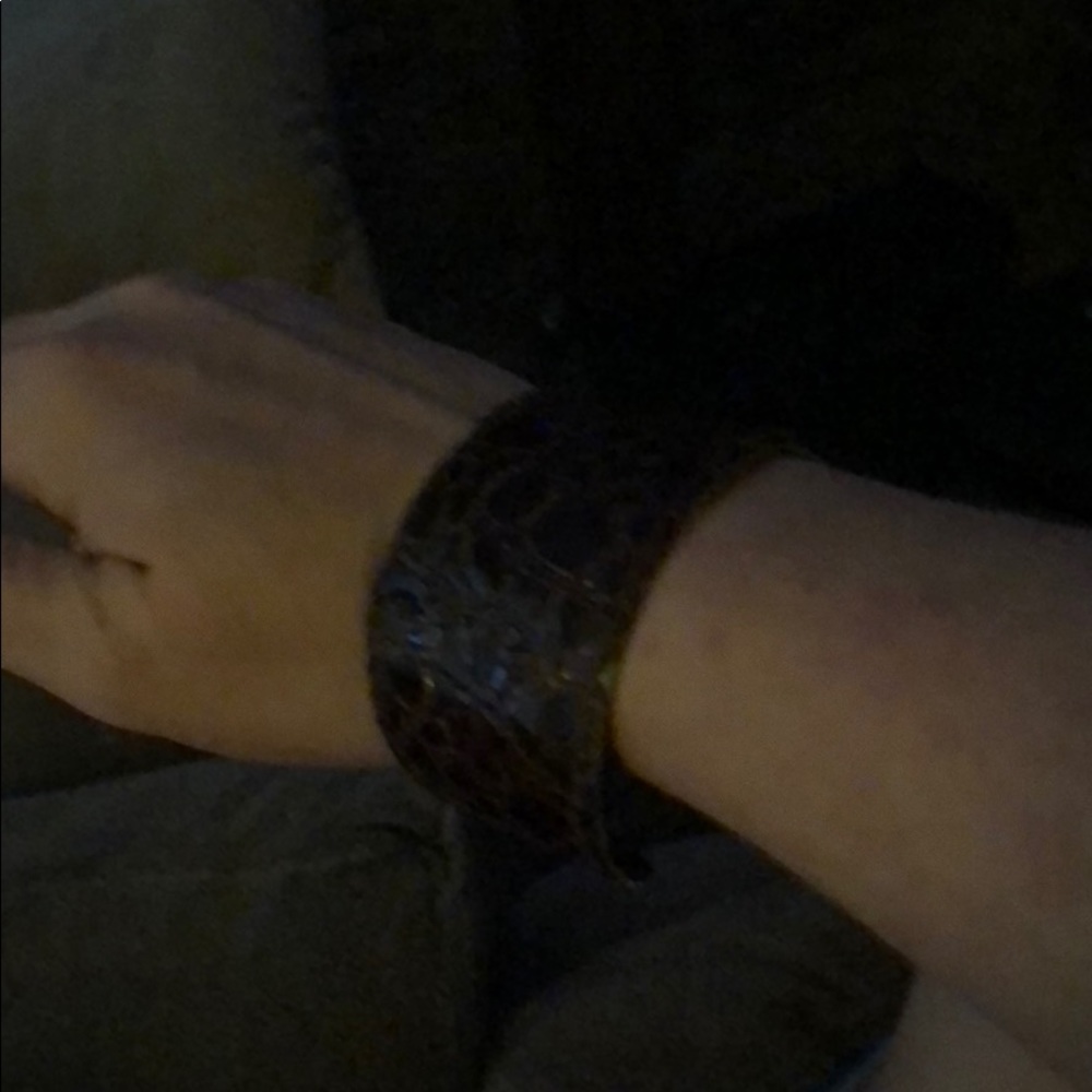 Leather bangle